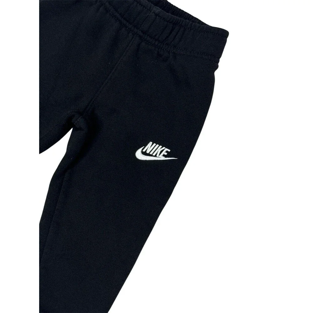 Nike Boys Toddler Black White Logo Jogger‎ Sweatpants 2T Casual Sportswear